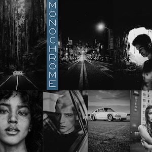 30 Monochrome Capture One Styles • Black White • JPEG Vintage Presets • Bride Presets for Desktop • Dark Presets • Wedding Presets • Kodak