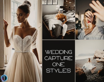 15 Wedding Capture One Styles • JPEG Vintage Presets • Bride Presets for Desktop • Dark Presets • Wedding Presets • Earth Tones Style • vsco