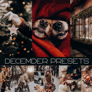 15 Christmas Lightroom Mobile & Desktop Presets • December Presets • Christmas Presets • Wedding Presets • Family Preset • Festive xmas
