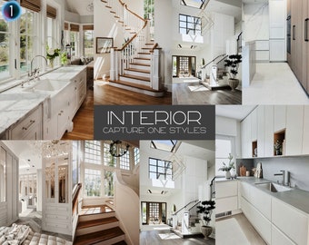 15 Interior Capture One Styles • Home Interior • Indoor Style  • Warm Presets • Bright Interior Presets • Light filter •  Architecture style