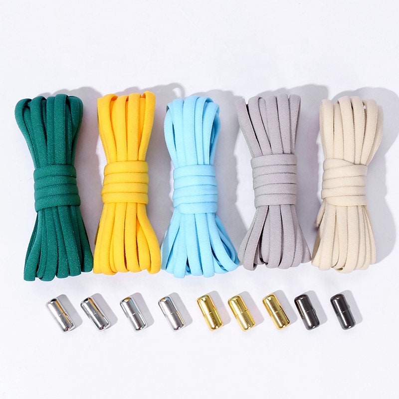 No Tie Shoelaces, Screw Lock for Any Shoe, Size, Age, Ideal for Trainers,  Boots, Running, Kids 