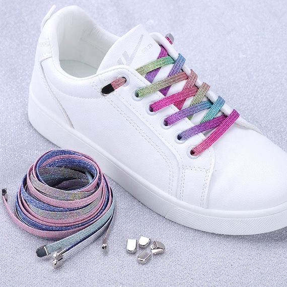 Cute hoops no tie shoelaces - one handed shoe tying - buy for kids,  parents, grandparents – QuickSneak