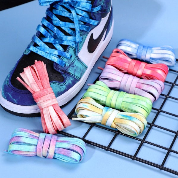 Tie Dye Shoelaces Etsy