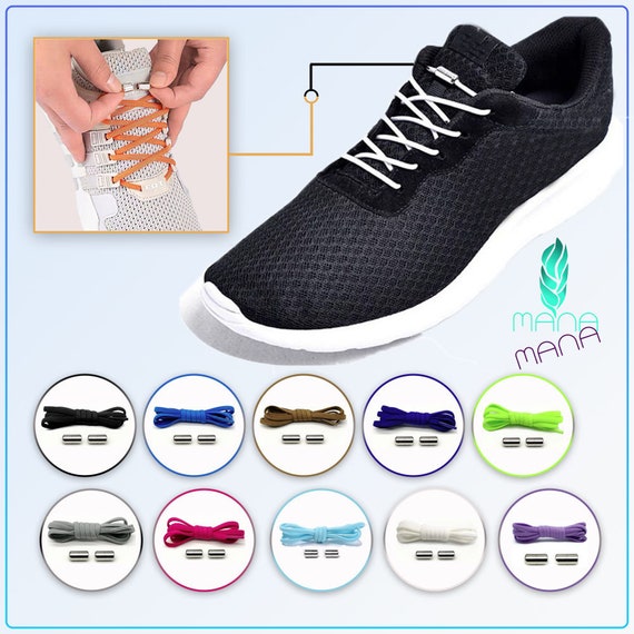 Cute hoops no tie shoelaces - one handed shoe tying - buy for kids