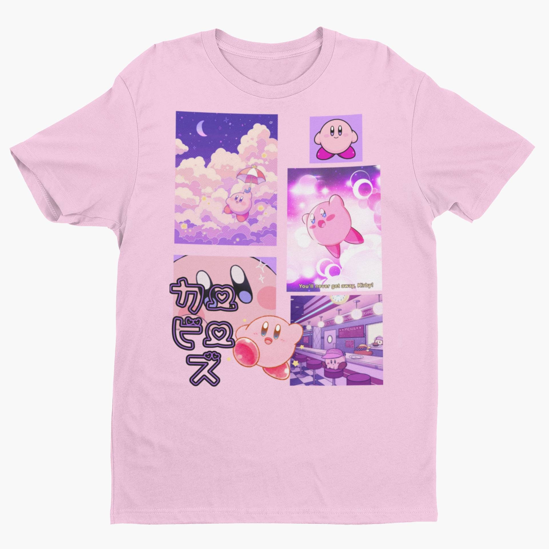 Kirby Aesthetic T-Shirt | Kawaii T-Shirt | Anime T-Shirt | Plus Sizes Available