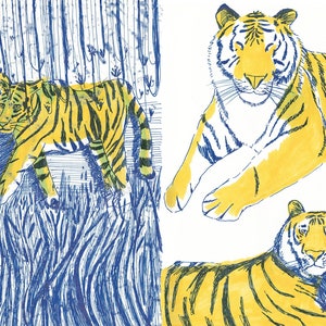 Tiger illustration art print