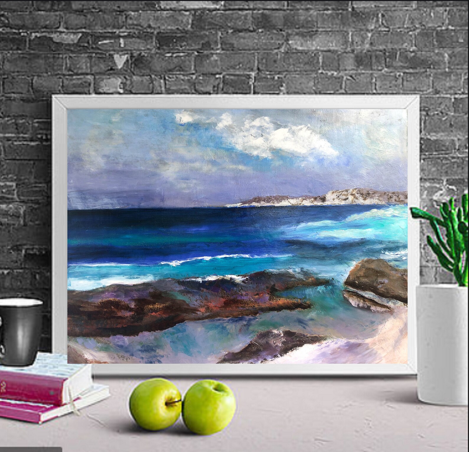 California Painting San Diego Beach Original Art California Etsy