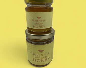 Infused Honey, Ginger or Elderberry, Local Honey, RAW honey Natural, Chilterns, Bucks, high wycombe