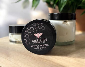 Nourishing Face Cream, Shea Butter, Hyaluronic Acid, Handmade