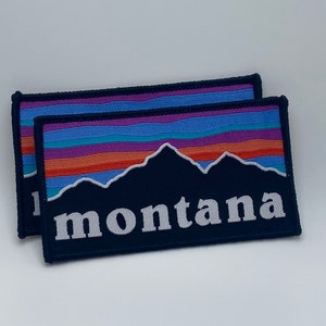 Montana Patches x2        (2.25”x4”)