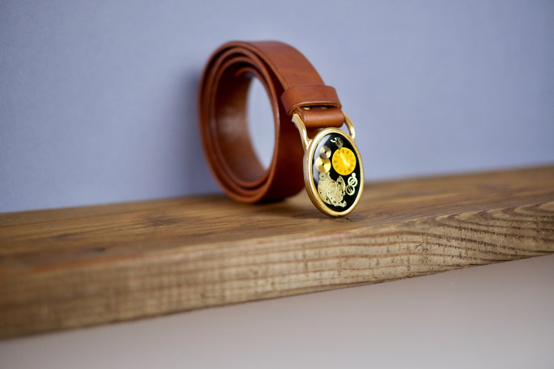 Clock Belt Belt Belt for her Vintage Belt Elegant Belt Etsy