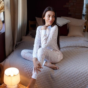 Woman sexy cute butt flap Pajamas jumpsuit SweetJama &quot;Dreams&quot;