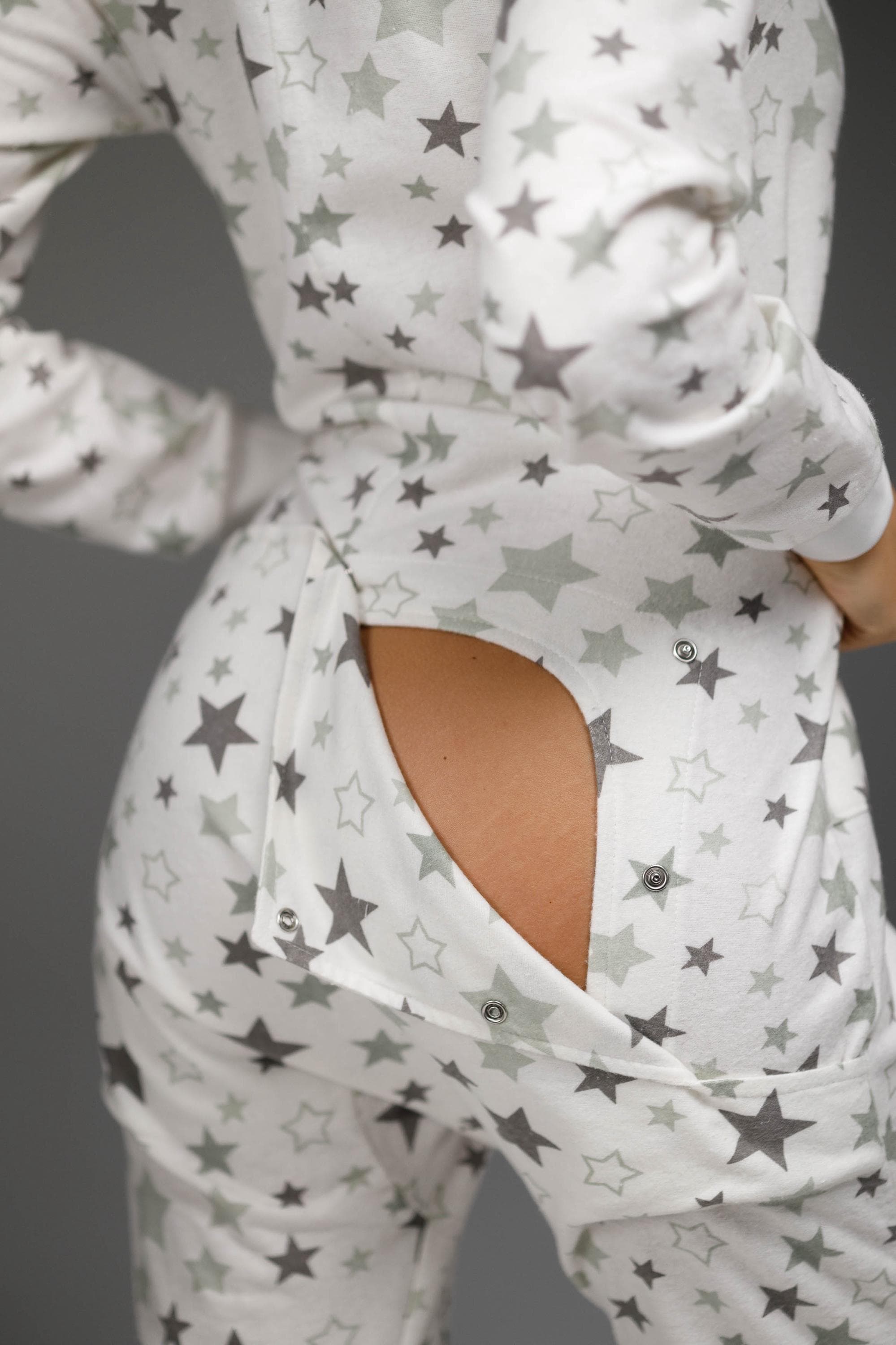 Tight Onesie Womens Onesie Pajamas With Back Flap Plus Size Fleece