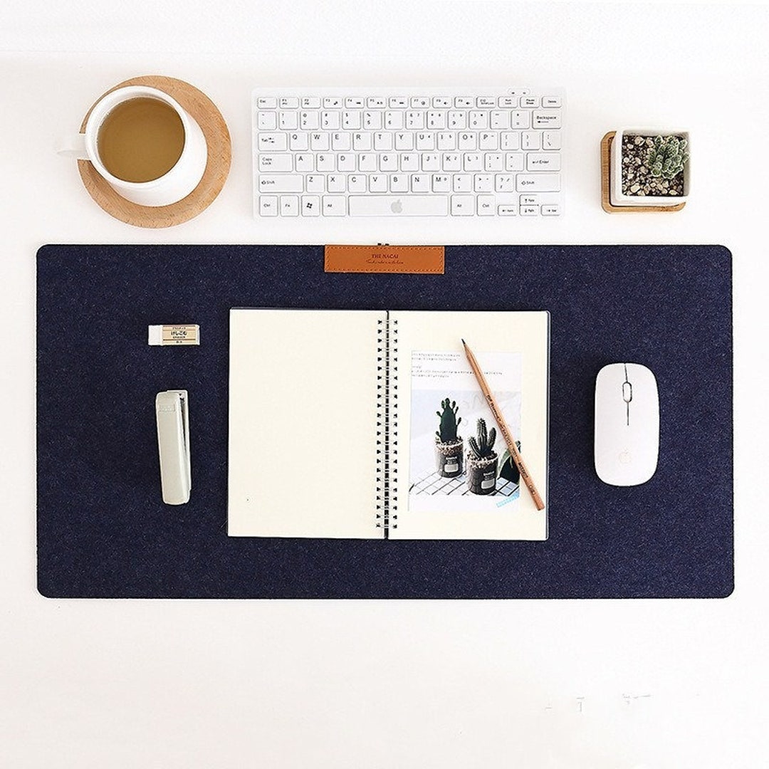Minimalist Home Office Desk Mat, Multiple Colours Etsy