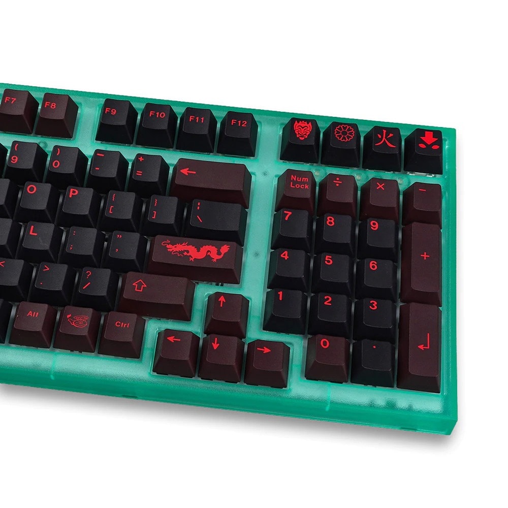 GMK Red Dragon Styled / 129 Keys / DYE-SUB Cherry Profile / - Etsy UK