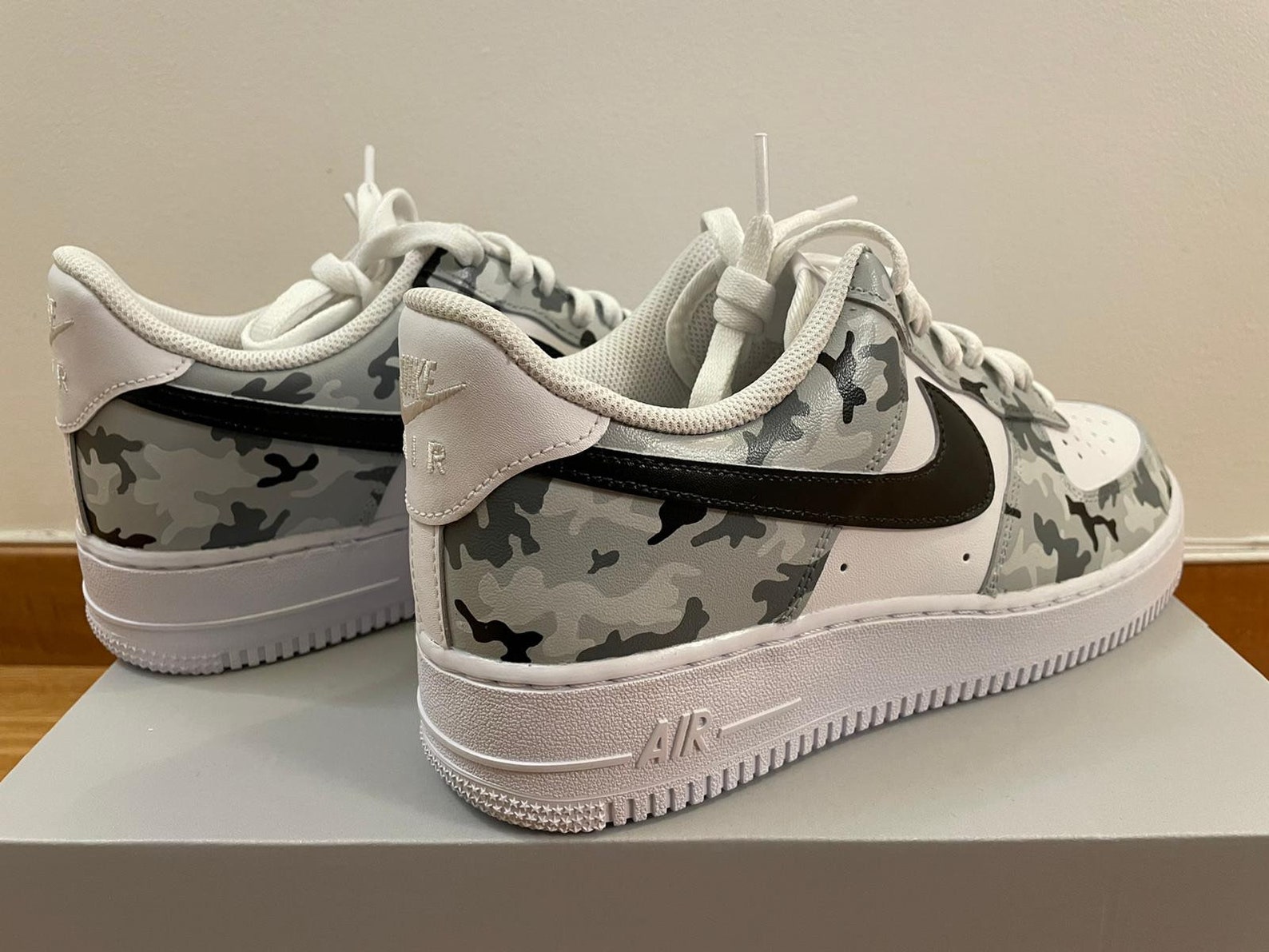 Air Force 1 Grey Camo | Etsy