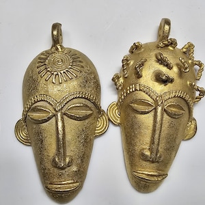 African Face Mask Pendant