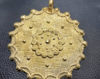 African Brass Beads, Brass Pendanat