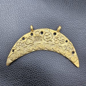 Adinkra Brass Collar Ghana Brass Pendant