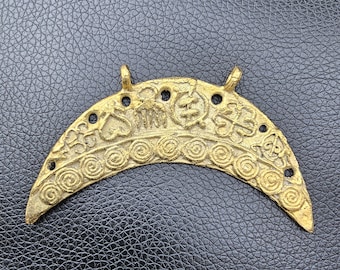 Adinkra Brass Collar Ghana Brass Pendant