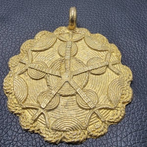 Brass Pendant, Handmade Jewelry