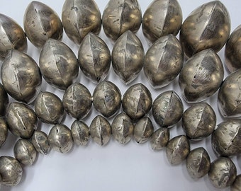 Sliver Tuareg  Beads