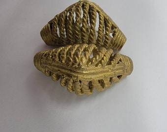 Elbow Brass Beads, Ashanti Beads