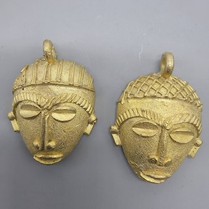 African Face Mask Pendant