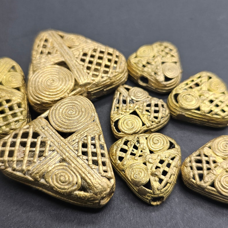 Triangular Bead Triangular African Brass Beads - Etsy