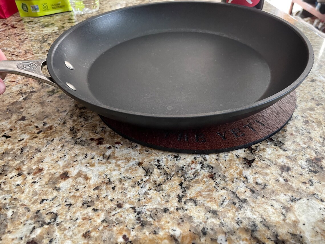 Yeti Wooden Hot Plate Etsy