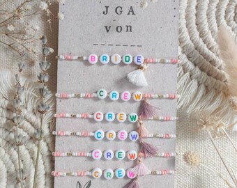 Bracelets bachelorette party I JGA gift set I bracelet set I wedding I team bride I gift girlfriends I friendship bracelets
