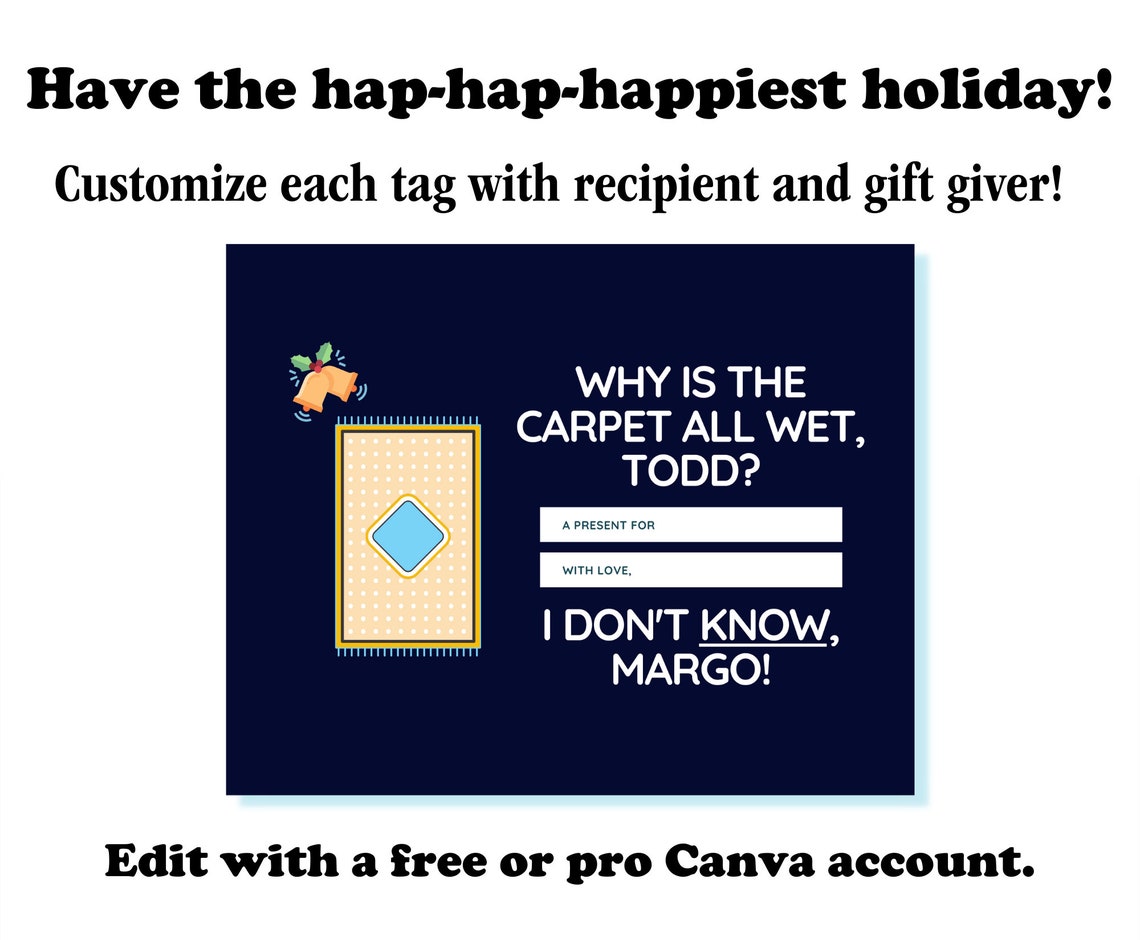 National Lampoon's Christmas Vacation Gift Tags Printable Gift Cards ...