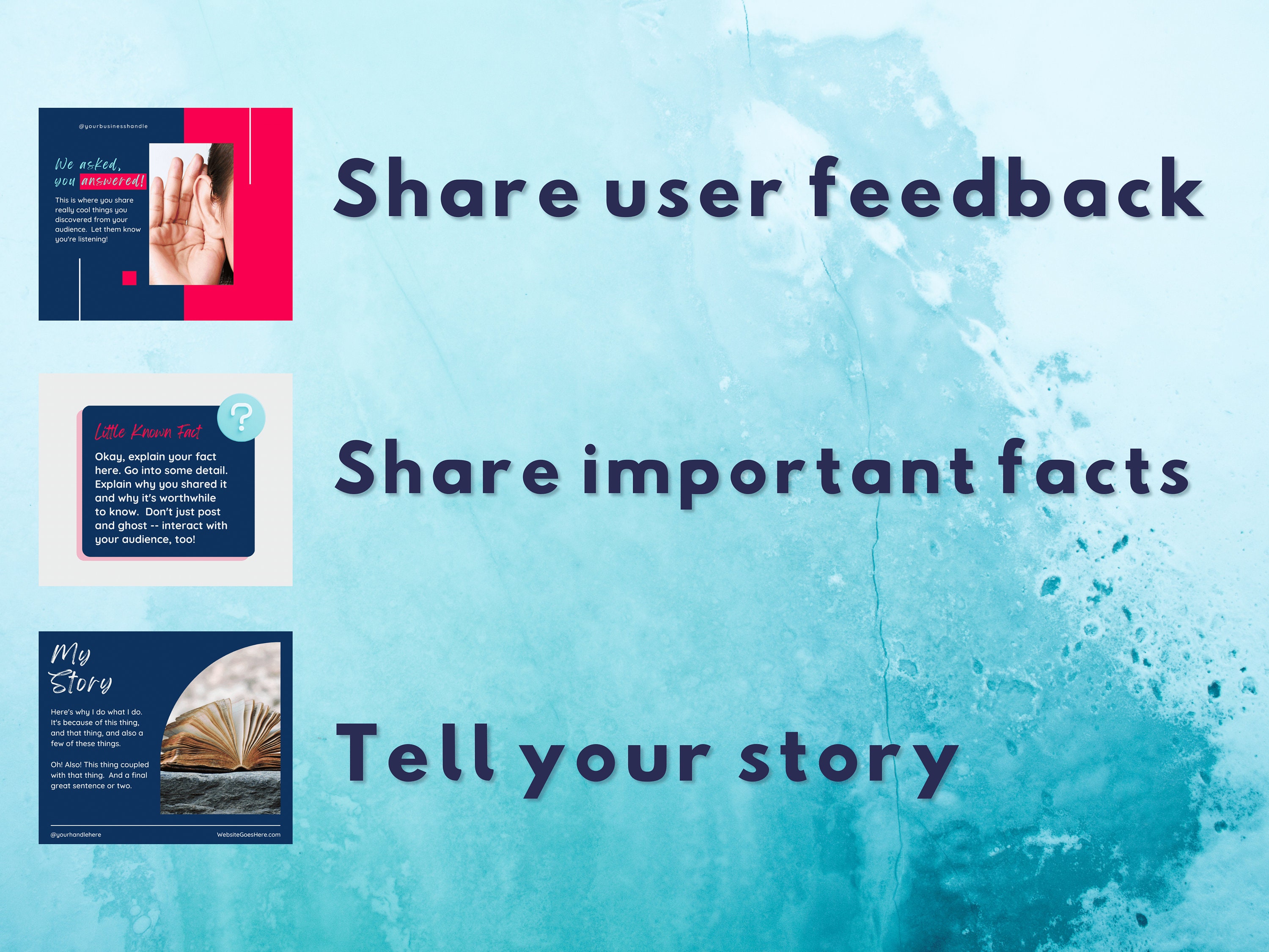 30 Social Media Post Templates for Facebook · Edit in Canva