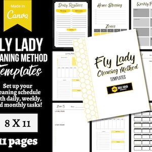 FlyLady Cleaning Method Templates · Organizational Journal · Home Organization
