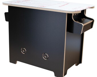 Kit de paquete plano de gabinete arcade de cócteles de 22" para 2 jugadores - Negro