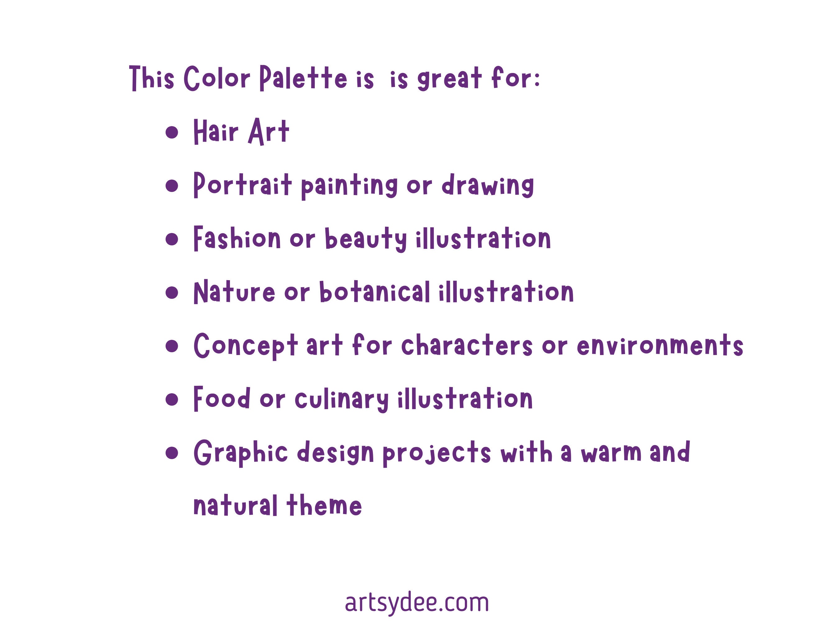 Procreate Ombre Purple Color Palette, Ombre, Hair Color Swatches, Ombre