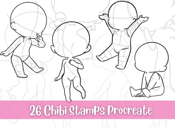 How to Draw Manga Anime Super Deformed Pose Collection girl character from  Japan | eBay