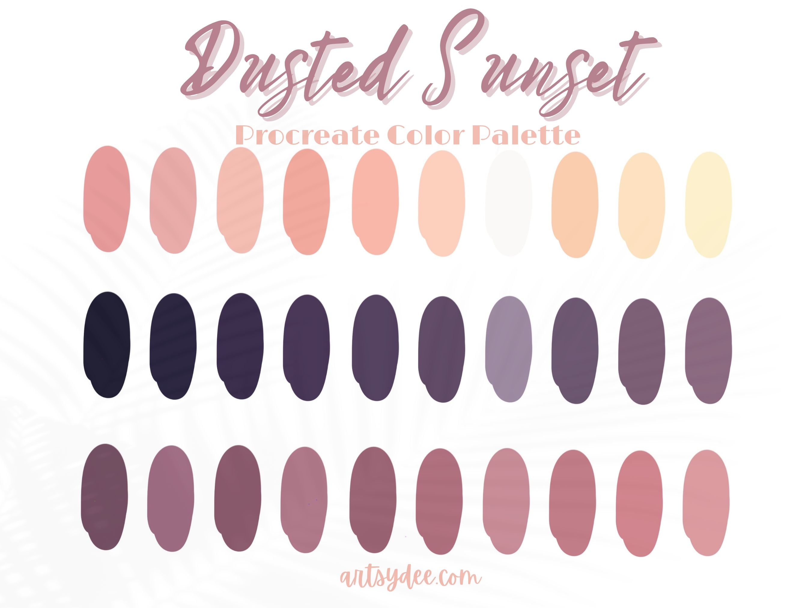 Soft Autumn Color Palette, Autumn Color Palette, Procreate Color ...