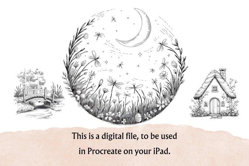 Buy Cottagecore Procreate Stamps, Digital Stamps for Procreate, Fairy ...
