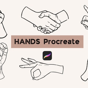 Procreate handen stempels, Procreate stempels, Procreate penselen, Procreate anime handen, Procreate handborstel, Procreate tools, digitale hand