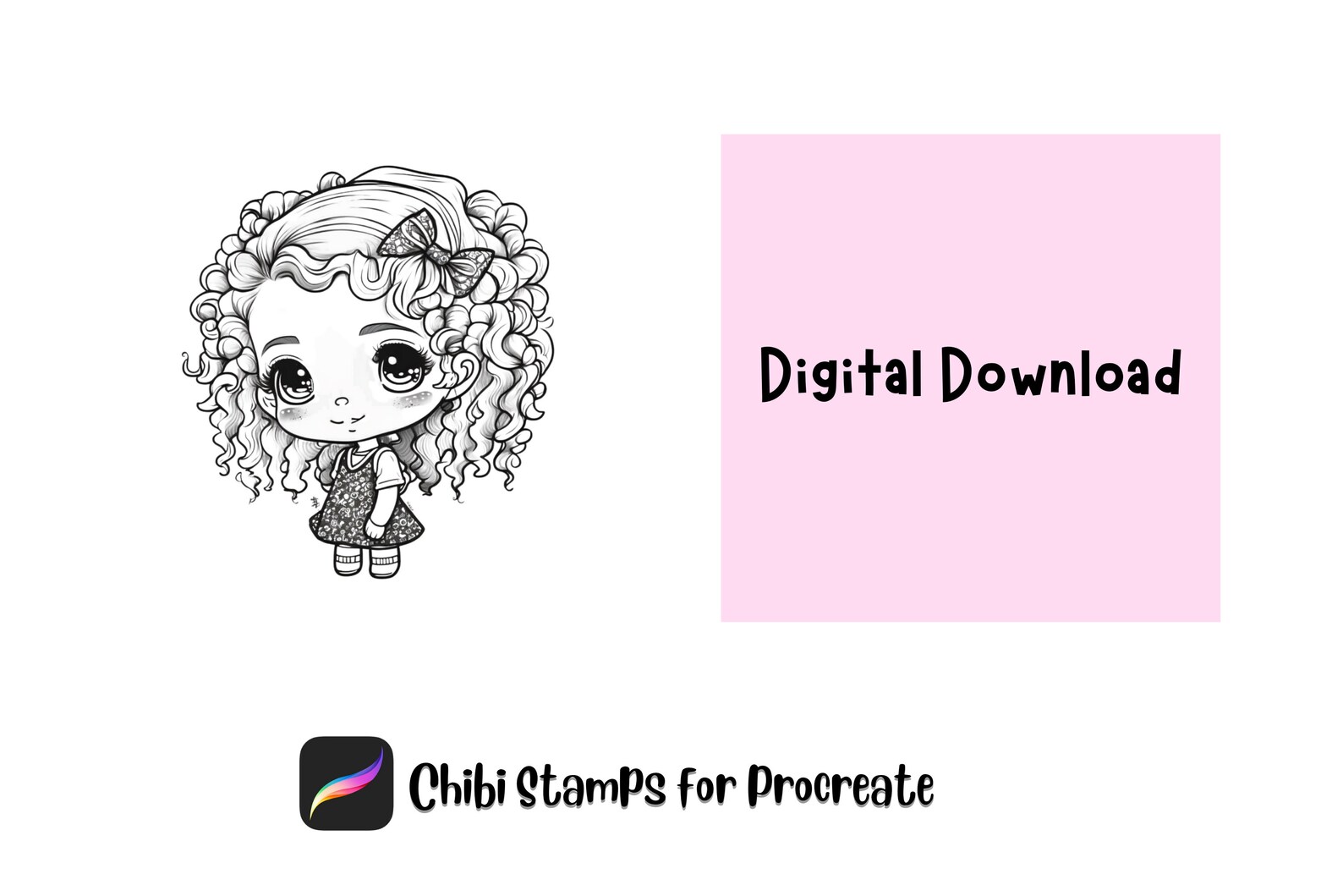 25 Chibi Stamps Procreate, Chibi Head Procreate, Procreate Stamps Chibi ...