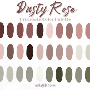 Soft Autumn Color Palette, Brown Color Palette, Procreate Color Palette, Earth Tone, Color Swatches, Procreate Color, Procreate Swatches
