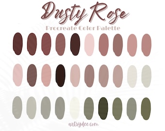 Soft Autumn Color Palette, Brown Color Palette, Procreate Color Palette, Earth Tone, Color Swatches, Procreate Color, Procreate Swatches