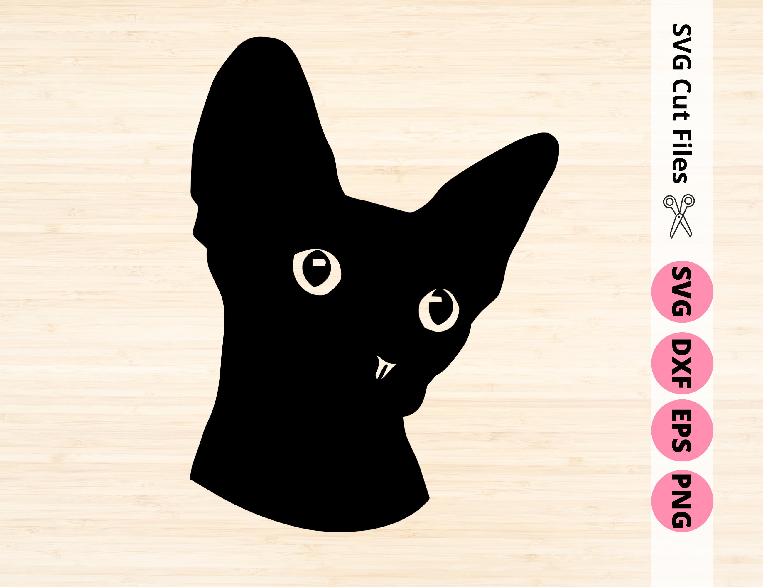 Sphinx Cat SVG Sphynx Cat Svg Cat Head Cut File Lineart - Etsy Sphinx Cat SVG Sphynx Cat Svg Cat Head Cut File Lineart - Etsy