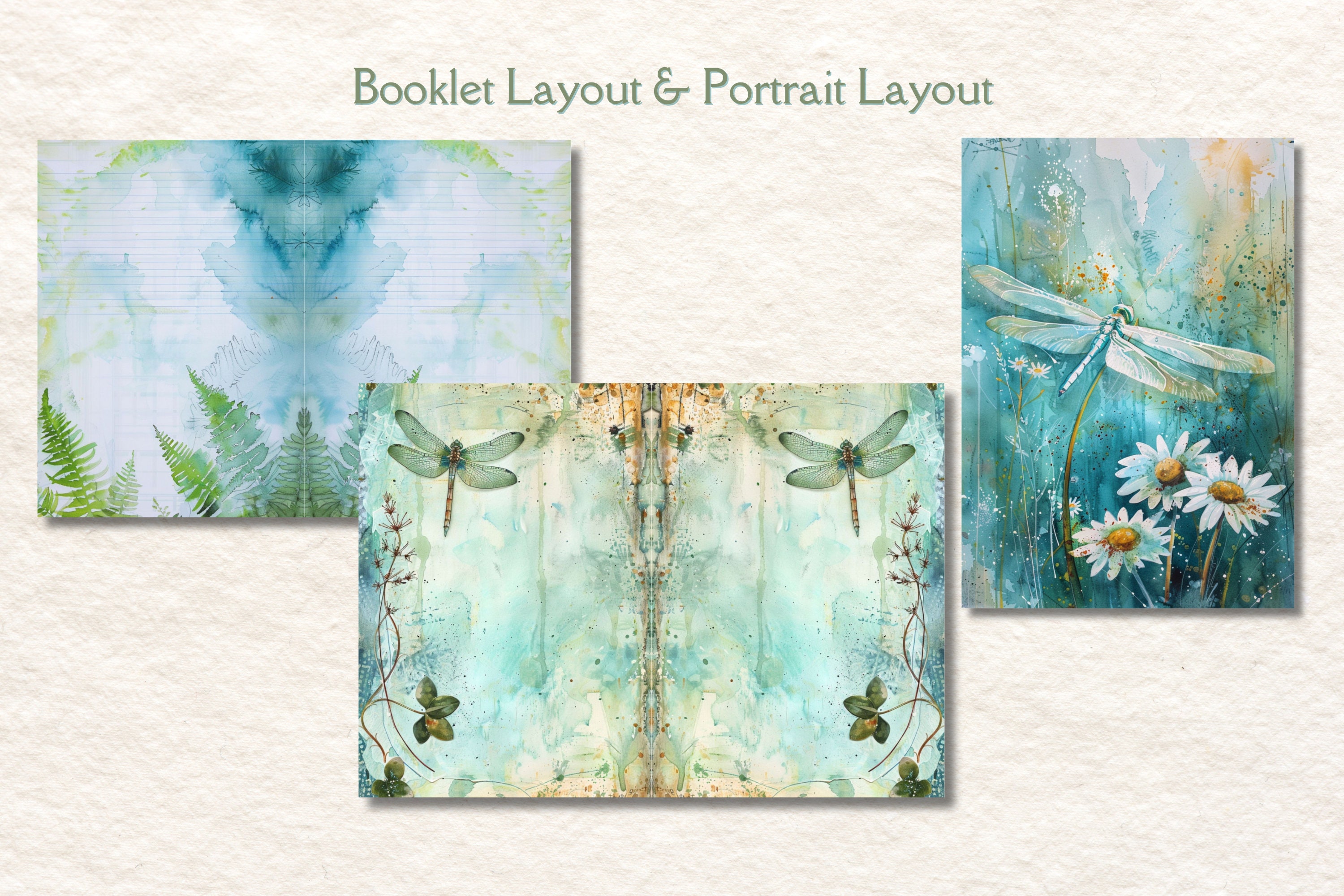 Dragonfly Junk Journal, Dragonfly Journal Paper, Junk Journal Kit, Junk ...