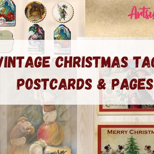 Weihnachten Junk Journal Kit, Weihnachten Ephemera, Vintage Weihnachten Tags, Journal Ephemera, Junk Journal Printables, Junk Journal Weihnachten