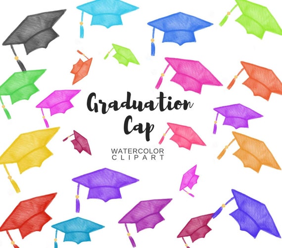 Graduation Cap Watercolor Png 