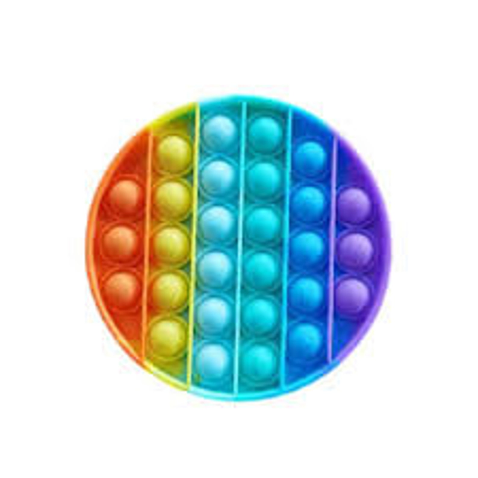 Rainbow Pop it fidget Toy | Etsy