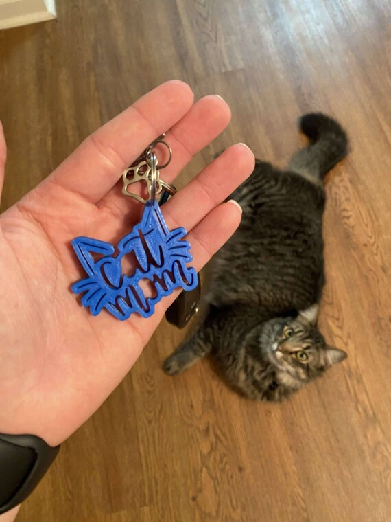 Dog Mom or Cat Mom Keychain Etsy Canada