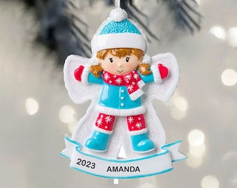Gepersonaliseerde Girl Ornament, Custom Snow Girl Ornament, Little Girl Gifts, Ornament 2023, Ouders Geschenken, Grootouders Geschenken, Kleinkind Geschenken
